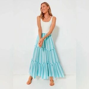 Tuckernuck Aquamarine Prado Maxi Skirt